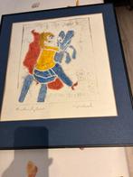 Anton hijboet, Antiek en Kunst, Kunst | Litho's en Zeefdrukken, Ophalen of Verzenden