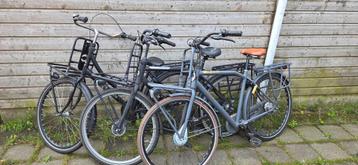 Heren fietsen gebruikt en in slechte staat  beschikbaar voor biedingen