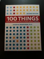 Weinschenk - 100 things every designer needs to know about, Boeken, Nieuw, Functieleer of Neuropsychologie, Susan M. Weinschenk
