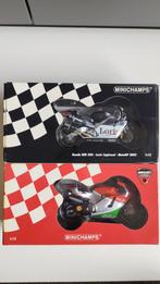2x Minichamps Capirossi 1:12 MotoGP Honda & Ducati, Hobby en Vrije tijd, Overige merken, Ophalen of Verzenden, Zo goed als nieuw
