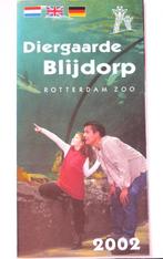 dierengaarde BLIJDORP folder 2002, Ophalen of Verzenden, Nieuw, Overige soorten, Overige typen