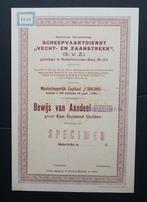 Scheepsvaartdienst Vecht- en Zaanstreek-Nederhorst den Berg, Verzenden, Voor 1920, Aandeel