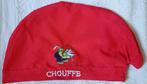 De originele Chouffe kaboutermuts! - knalrood - IZGST, Verzamelen, Biermerken, Ophalen of Verzenden, Zo goed als nieuw, Kleding