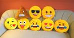 Emoji Kussentjes - 8 stuks, Huis en Inrichting, Woonaccessoires | Kussens, Ophalen, Zo goed als nieuw, Geel, Rond