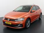 Volkswagen Polo 1.0 TSI Highline R Line 2019 PANO-Carplay, Auto's, Volkswagen, Voorwielaandrijving, Stof, Euro 6, 1055 kg
