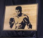 Muhammad Ali | Schilderij | Gefreesd in Eiken, Antiek en Kunst, Verzenden