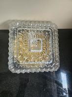 Vintage plafonnière bubble glas jaren 60/70 plafondlamp, Ophalen of Verzenden, Zo goed als nieuw, Glas, Vintage
