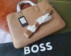 Hugo Boss crosstown leren aktetas....Splinternieuw., Computers en Software, Laptoptassen, Nieuw, 16 inch, Aktetas, Verzenden