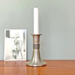 Scandinavische tinnen KANDELAAR Oslo Metal Noors vintage, Huis en Inrichting, Woonaccessoires | Kandelaars en Kaarsen, Gebruikt