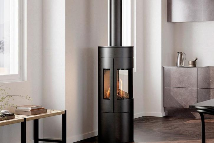 Attika Viva 120 Gas met zijruiten, Huis en Inrichting, Kachels, Zo goed als nieuw, Vrijstaand, Gaskachel, Gas, Ophalen of Verzenden
