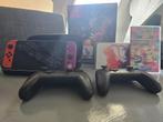 Nintendo Switch 2 Oled Scarlet & Violet Editie + Controllers, Switch OLED, Met 2 controllers, Ophalen of Verzenden, Zo goed als nieuw
