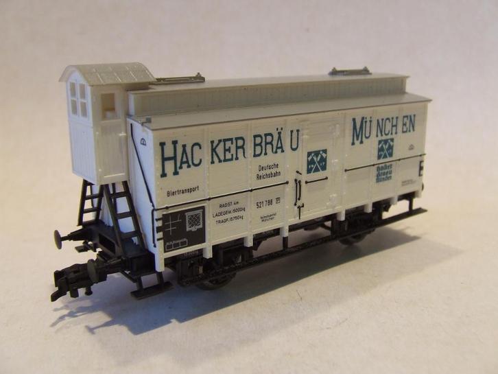TRIX International 52 364 00 DRG koelwagen "HACKERBRAU",, Hobby en Vrije tijd, Modeltreinen | H0, Nieuw, Wagon, Gelijkstroom of Wisselstroom