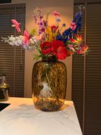 Panter vaas, Huis en Inrichting, Woonaccessoires | Vazen, Overige kleuren, 50 tot 75 cm, Ophalen of Verzenden, Glas