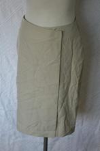 Mooie beige wikkelrok.Mt 38.Merk Hennes, Maat 38/40 (M), ., Beige, Ophalen of Verzenden