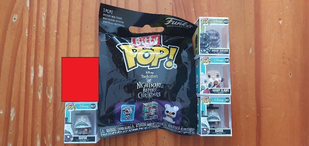 Funko Bitty Pop The Nightmare Before Christmas figuren, Ophalen of Verzenden, Nieuw