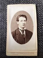 CDV, Jongeman, Binger’s, Haarlem, Carte de Visite, Ophalen of Verzenden, Voor 1940, Gebruikt, Foto