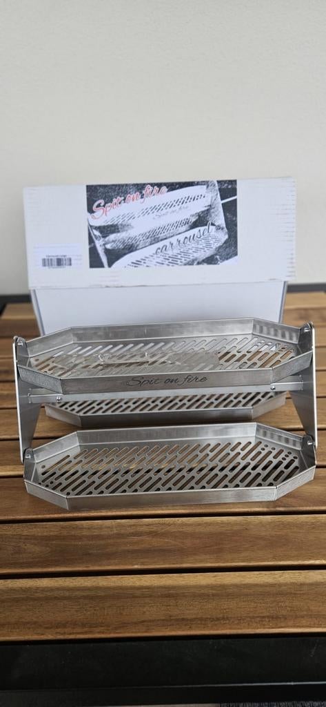 Spit on fire carrousel - nog maar 1 te koop!, Tuin en Terras, Barbecue-accessoires, Nieuw, Ophalen of Verzenden
