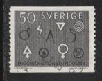 Zweden 1963 - Engineering en Industrie, Postzegels en Munten, Postzegels | Europa | Scandinavië, Zweden, Ophalen, Gestempeld
