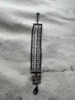Guess armband strass 5 rijen ketting kleur gunmetal kristal., Sieraden, Tassen en Uiterlijk, Armbanden, Staal, Ophalen of Verzenden