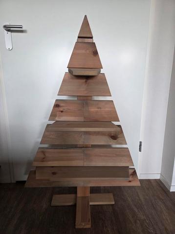 Houten Kerstboom super mooie & goede zware kwaliteit zgan beschikbaar voor biedingen