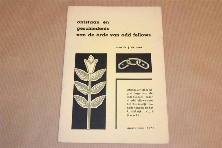 Odd Fellows — Ontstaan & Geschiedenis [1963], Boeken, Geschiedenis | Wereld, Gelezen, Europa, Ophalen of Verzenden