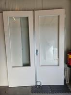 Dubbele openslaande deuren met beslag, Ophalen, Gebruikt, 120 cm of meer, Binnendeur
