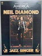 NEIL DIAMOND 1980 vintage Advertentie AMERICA THE JAZZ SINGE, Verzamelen, Muziek, Artiesten en Beroemdheden, Gebruikt, Ophalen of Verzenden