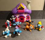 Smurfen Set met Huis en Figuren, Ophalen of Verzenden, Gebruikt