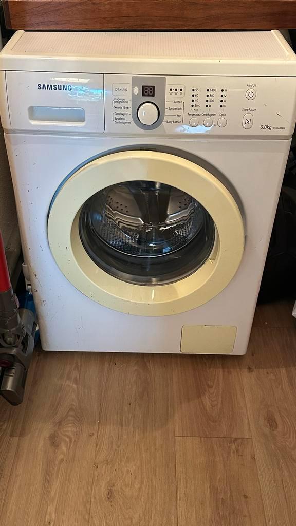 Samsung Wasmachine, Witgoed en Apparatuur, Wasmachines, Gebruikt, Voorlader, 4 tot 6 kg, 85 tot 90 cm, 1200 tot 1600 toeren, Kort programma