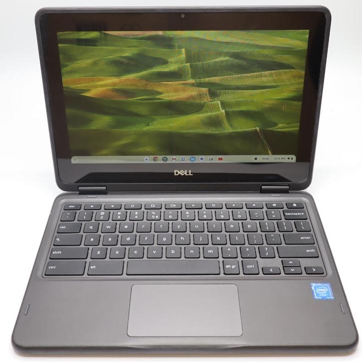 Dell 3100 2-1 Chromebook met touchscreen studie schoollaptop, Computers en Software, Chromebooks, Refurbished, 12 inch, 4 GB of minder