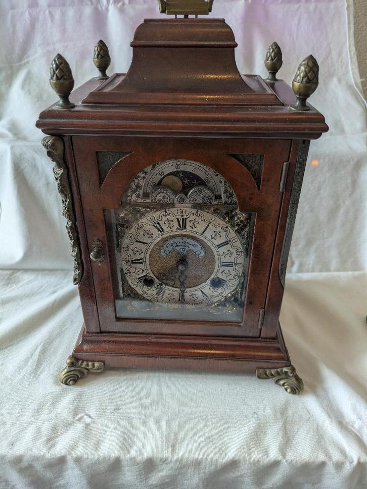 Antieke engelse tafelklok, Antiek en Kunst, Antiek | Klokken, Ophalen of Verzenden