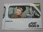 FT 748 FIAT 600 D, 1965 folder, Ophalen of Verzenden, Zo goed als nieuw, Overige merken