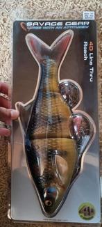 Savage Gear Line Thru Roach 32cm 4D SS, Watersport en Boten, Hengelsport | Roofvissen, Ophalen of Verzenden, Nieuw, Overige typen