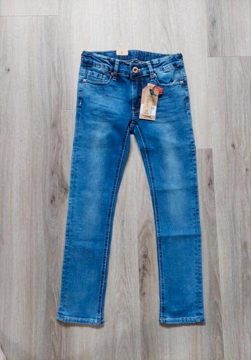 Nieuw stoere Indian Blue Jeans stretch jeans maat 128 beschikbaar voor biedingen