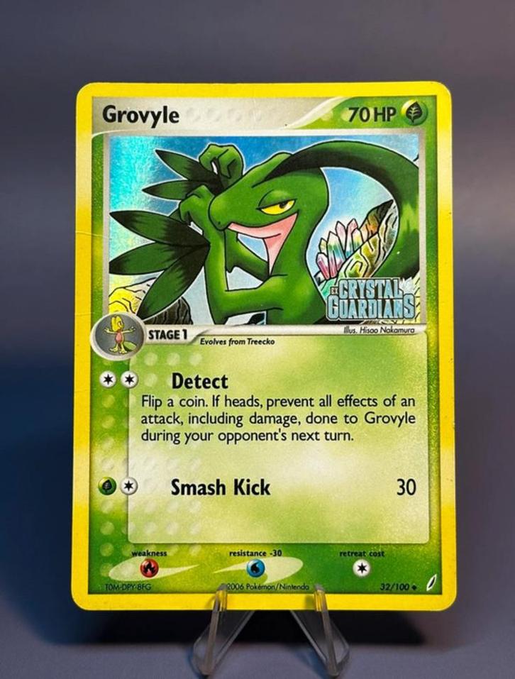 Grovyle 32/100 reverse holo stamp, Hobby en Vrije tijd, Verzamelkaartspellen | Pokémon, Nieuw, Losse kaart, Ophalen of Verzenden