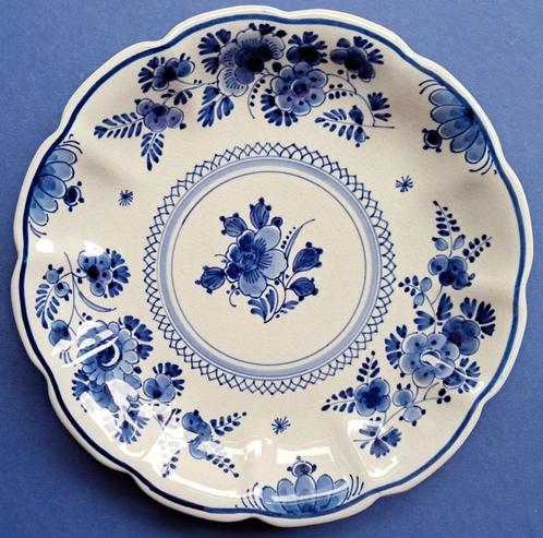 Porceleyne Fles 1941 geschulpt bordje 19cm (T14-20) Floraal, Antiek en Kunst, Antiek | Wandborden en Tegels, Verzenden