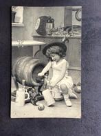 Kind bij een biervat, 1910, Verzenden, Voor 1920, Gelopen, Overige thema's