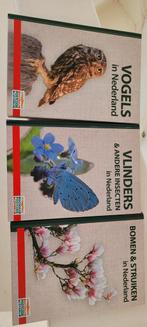 3 natuur boeken postcodeloterij over Vogels, Vlinders, Bomen, Boeken, Ophalen of Verzenden, Zo goed als nieuw