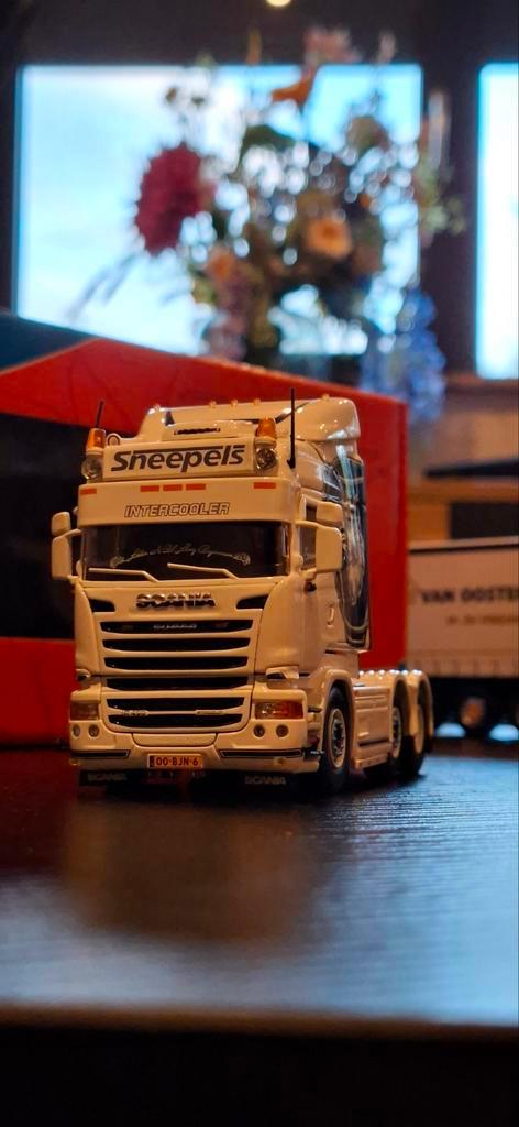 Tekno Scania Sneepels - Zo Goed Als Nieuw!, Hobby en Vrije tijd, Modelauto's | 1:50, Zo goed als nieuw, Bus of Vrachtwagen, Tekno