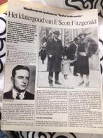 artikel over F. Scott Fitzgerald, Ophalen of Verzenden, Gebruikt, Boek, Tijdschrift of Artikel