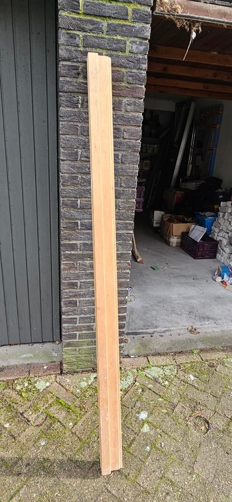 Hardhouten balk / stijl 195cm – kozijn/dorpel kwaliteit, Ophalen of Verzenden, 50 mm of meer, Balk, Minder dan 200 cm