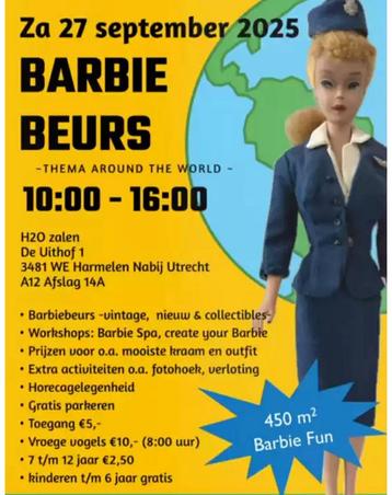 Barbie beurs zaterdag 27 september beschikbaar voor biedingen