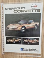 Folders Chevrolet Corvette, Boeken, Auto's | Folders en Tijdschriften, Chevrolet, Ophalen of Verzenden, Zo goed als nieuw