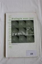 Biologie voor jou 2vmbo ISBN: 9020835262 Code: 2012148 Euro, Boeken, Ophalen of Verzenden, Nieuw, VMBO, Biologie