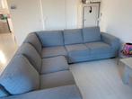 Grijze hoekbank, Huis en Inrichting, Ophalen, Gebruikt, Stof, Modern