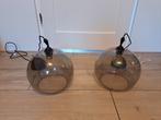 Twee glazen bollampen, Ophalen, Zo goed als nieuw, Glas, Minder dan 50 cm