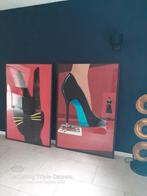 Plexiglas  schilderij, Ophalen, Zo goed als nieuw, Rechthoekig Staand