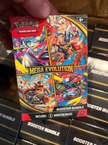 Mega Evolution Booster Bundels beschikbaar voor biedingen