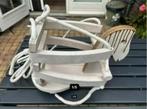 Houten retro schommel wit paard (met goud) ZGAN, Kinderen en Baby's, Speelgoed | Buiten | Speeltoestellen, Ophalen, Gebruikt, Schommel