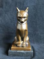 Poes in de art deco , gesigneerd Coenrad , bronzen/brons, Ophalen of Verzenden